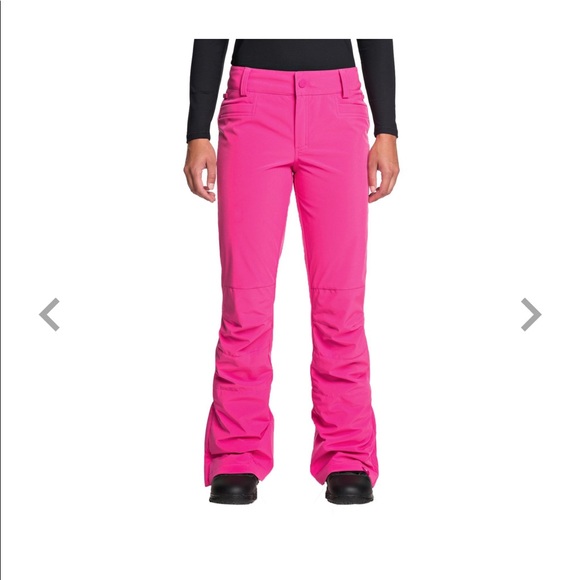 Roxy Pants - Roxy Women's Creek Hot Pink Snow Ski Board Pants